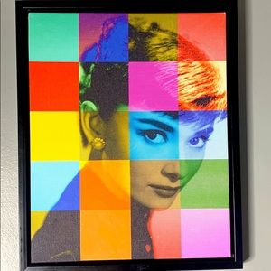 Audrey Hepburn canvas print photo